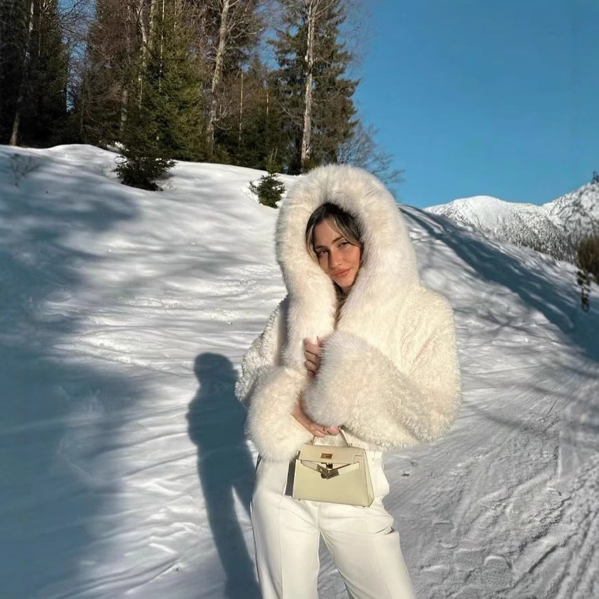 Cappotto di pelliccia sintetica da donna